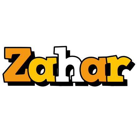 Zahar cartoon logo