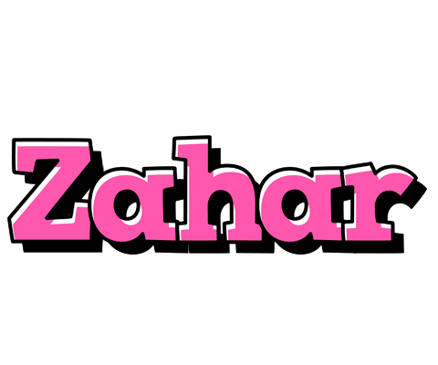 Zahar girlish logo