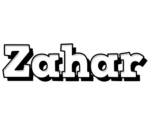 Zahar snowing logo