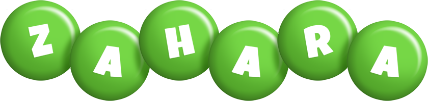 Zahara candy-green logo