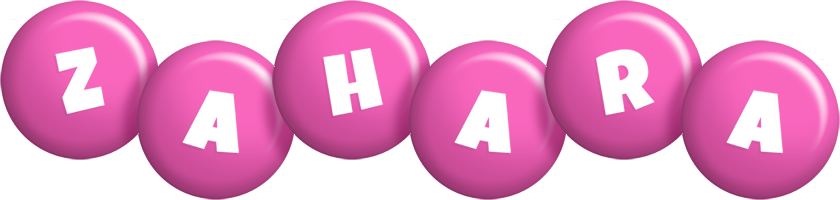 Zahara candy-pink logo