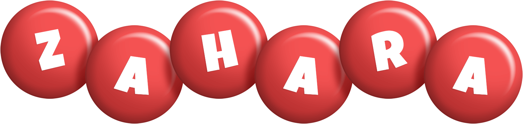 Zahara candy-red logo