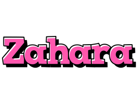 Zahara girlish logo