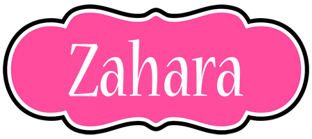 Zahara invitation logo