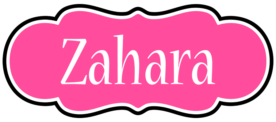 Zahara invitation logo