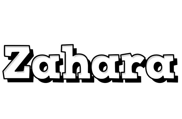 Zahara snowing logo