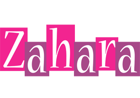 Zahara whine logo