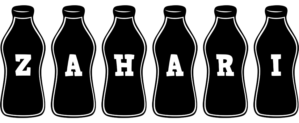 Zahari bottle logo