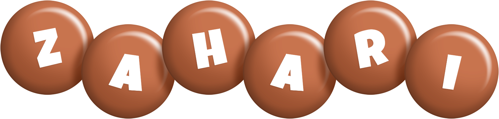 Zahari candy-brown logo