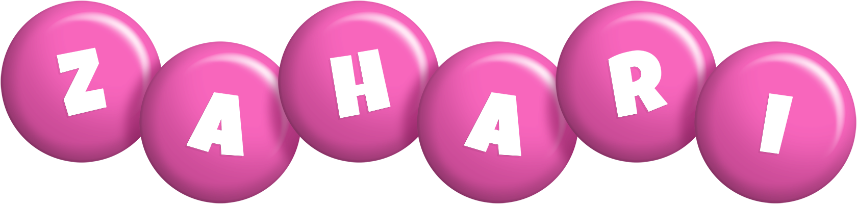 Zahari candy-pink logo