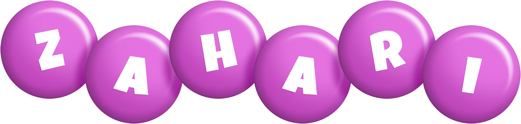 Zahari candy-purple logo