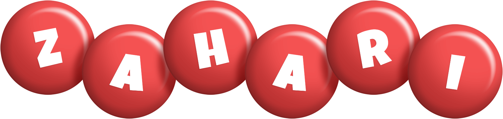 Zahari candy-red logo