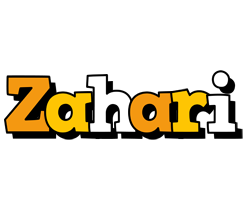 Zahari cartoon logo