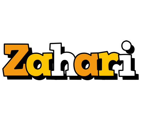 Zahari cartoon logo