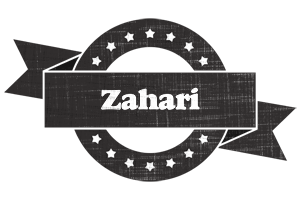 Zahari grunge logo