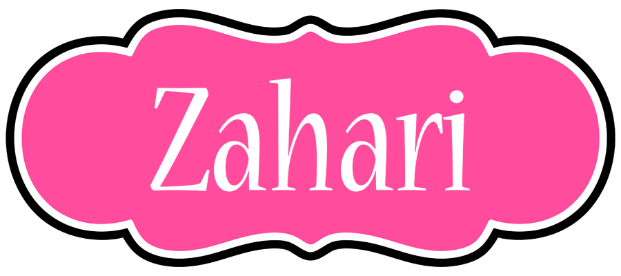 Zahari invitation logo