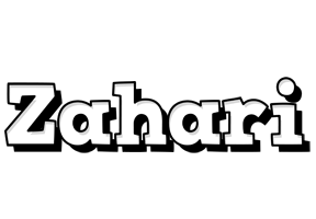 Zahari snowing logo