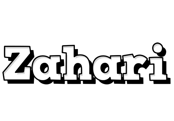 Zahari snowing logo