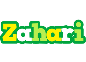 Zahari soccer logo