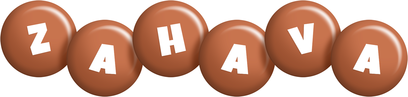 Zahava candy-brown logo