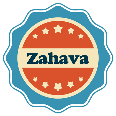 Zahava labels logo
