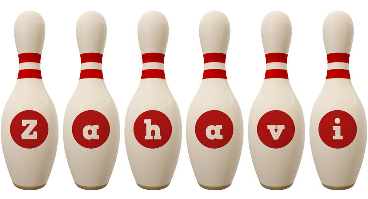 Zahavi bowling-pin logo