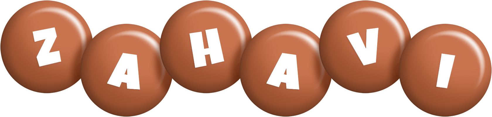 Zahavi candy-brown logo