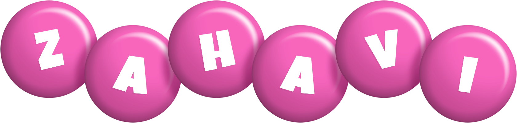 Zahavi candy-pink logo