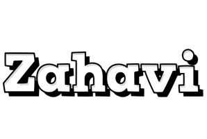 Zahavi snowing logo