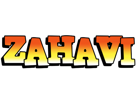 Zahavi sunset logo