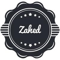 Zahed badge logo