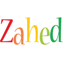 Zahed birthday logo