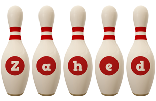 Zahed bowling-pin logo