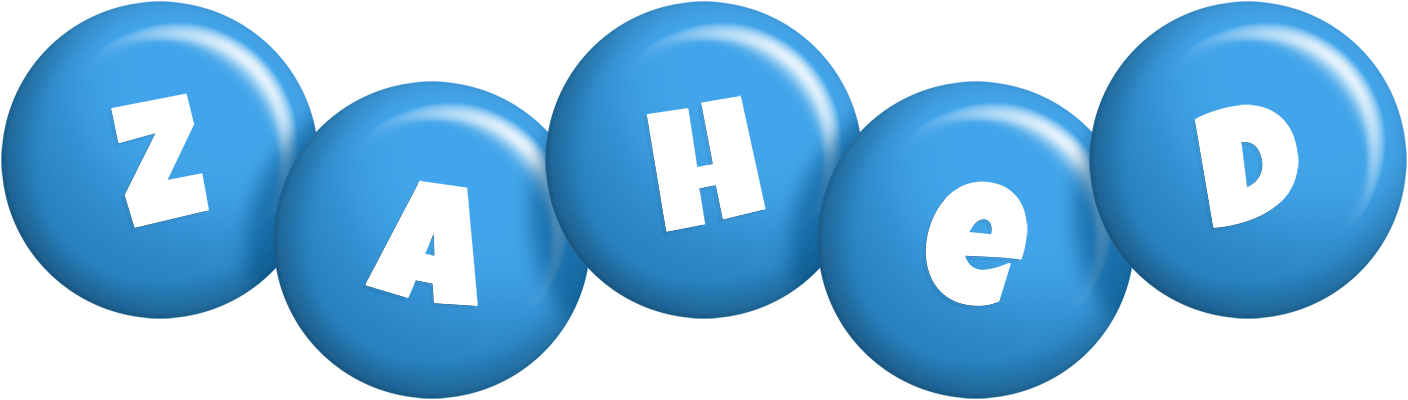 Zahed candy-blue logo