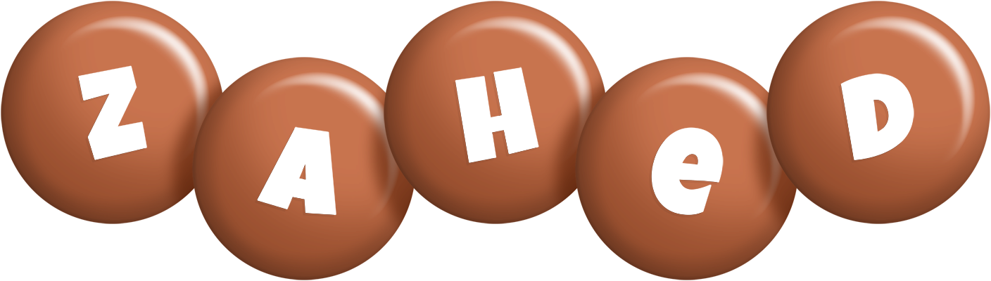 Zahed candy-brown logo