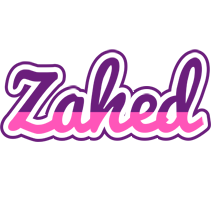 Zahed cheerful logo