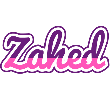 Zahed cheerful logo