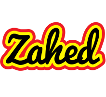 Zahed flaming logo