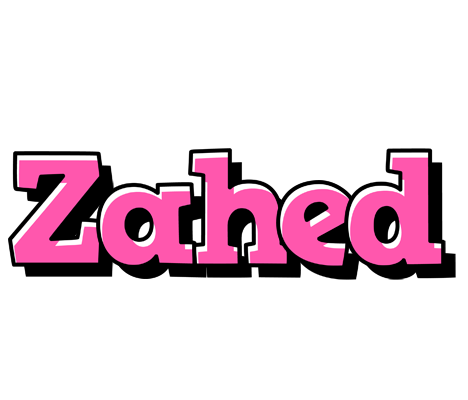 Zahed girlish logo