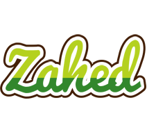 Zahed golfing logo