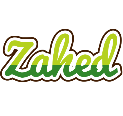 Zahed golfing logo