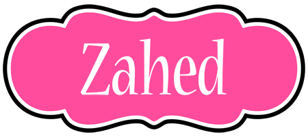 Zahed invitation logo