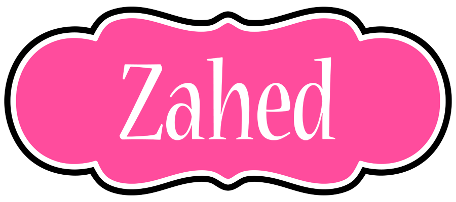 Zahed invitation logo