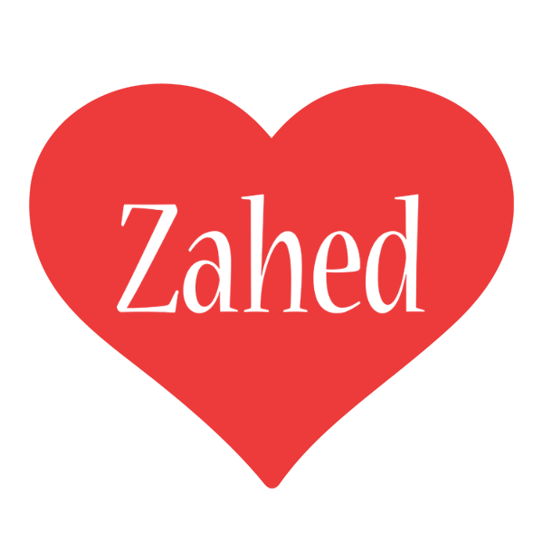 Zahed love logo