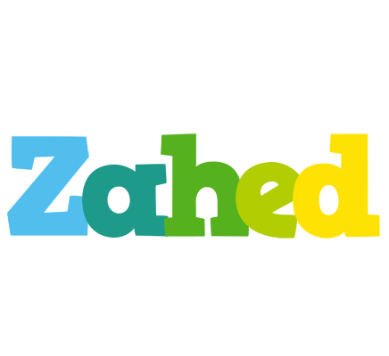 Zahed rainbows logo