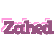 Zahed relaxing logo