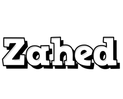 Zahed snowing logo