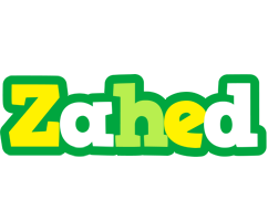 Zahed soccer logo