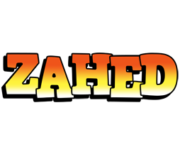 Zahed sunset logo