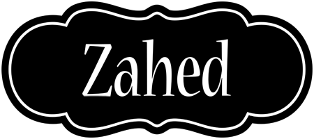 Zahed welcome logo